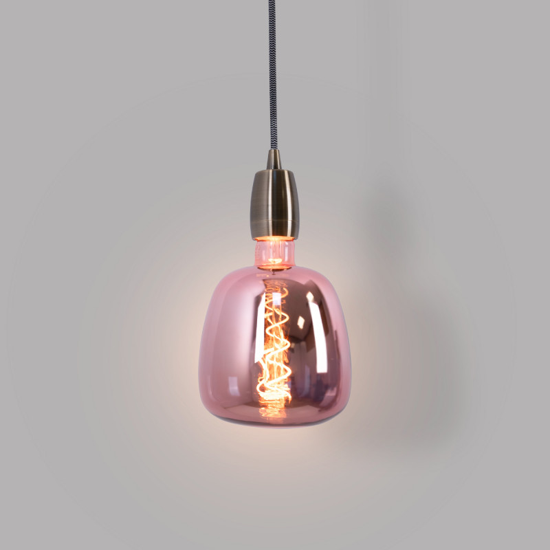 Decorative LED filament bulb - Copper - E27 D140 - Dimmable - 4W - 1800K