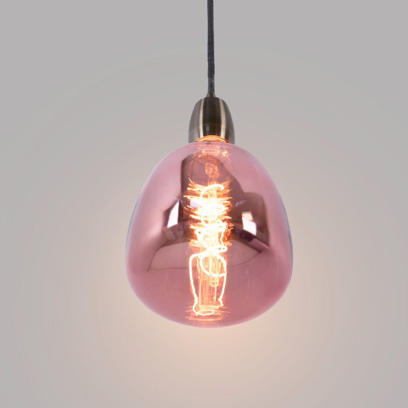 Decorative LED filament bulb - Copper - E27 D140 - Dimmable - 4W - 1800K