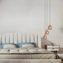 Decorative LED filament bulb - Copper - E27 D140 - Dimmable - 4W - 1800K