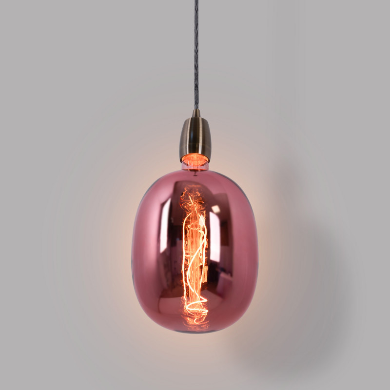 Decorative LED filament bulb - Blue - E27 T170 - Dimmable - 4W - 4200K