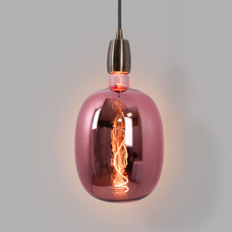 Decorative LED filament bulb - Blue - E27 T170 - Dimmable - 4W - 4200K