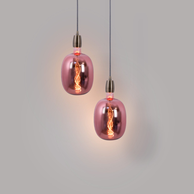 Decorative LED filament bulb - Blue - E27 T170 - Dimmable - 4W - 4200K