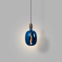 Decorative LED filament bulb - Blue - E27 T170 - Dimmable - 4W - 4200K
