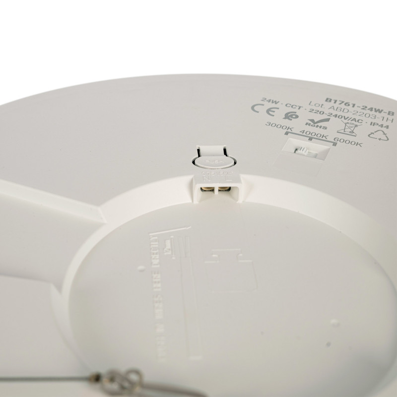 Outdoor LED CCT ceiling light - 24W - Ø30cm - 2300lm - IP44