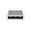 Recessed triple LED downlight - 6W - UGR18 - CRI90 - OSRAM Chip - Black