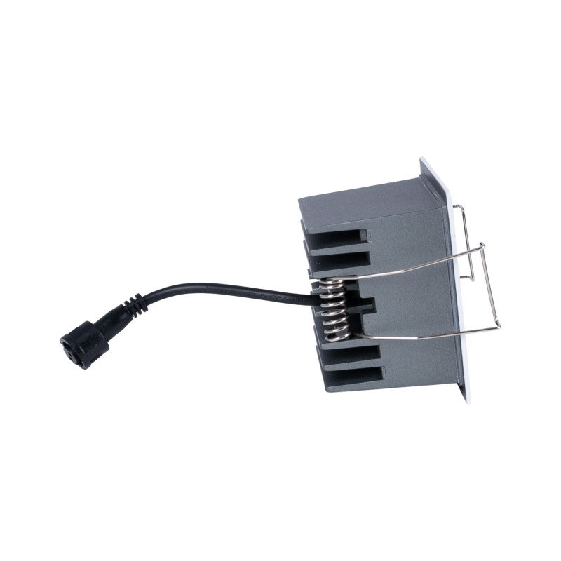 Recessed square LED downlight - 8W - 4 Spotlights - UGR18 - CRI90 - OSRAM Chip - Black