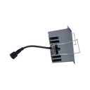 Recessed square LED downlight - 8W - 4 Spotlights - UGR18 - CRI90 - OSRAM Chip - Black