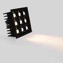 Recessed square LED downlight - 18W - 9 Spotlights - UGR18 - CRI90 - OSRAM Chip - White