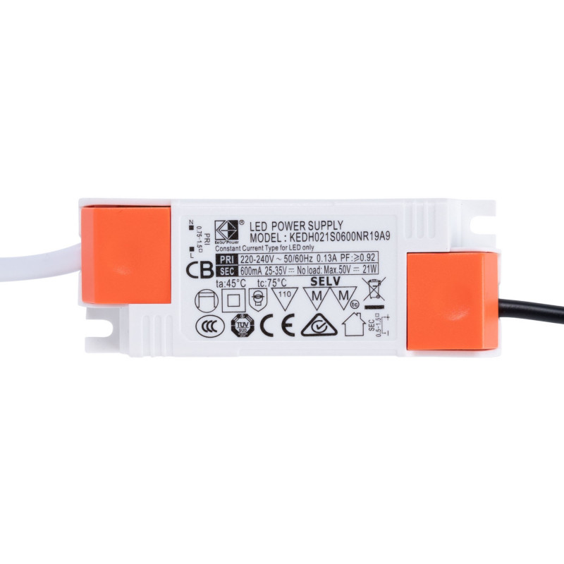 Recessed square LED downlight - 18W - 9 Spotlights - UGR18 - CRI90 - OSRAM Chip - White