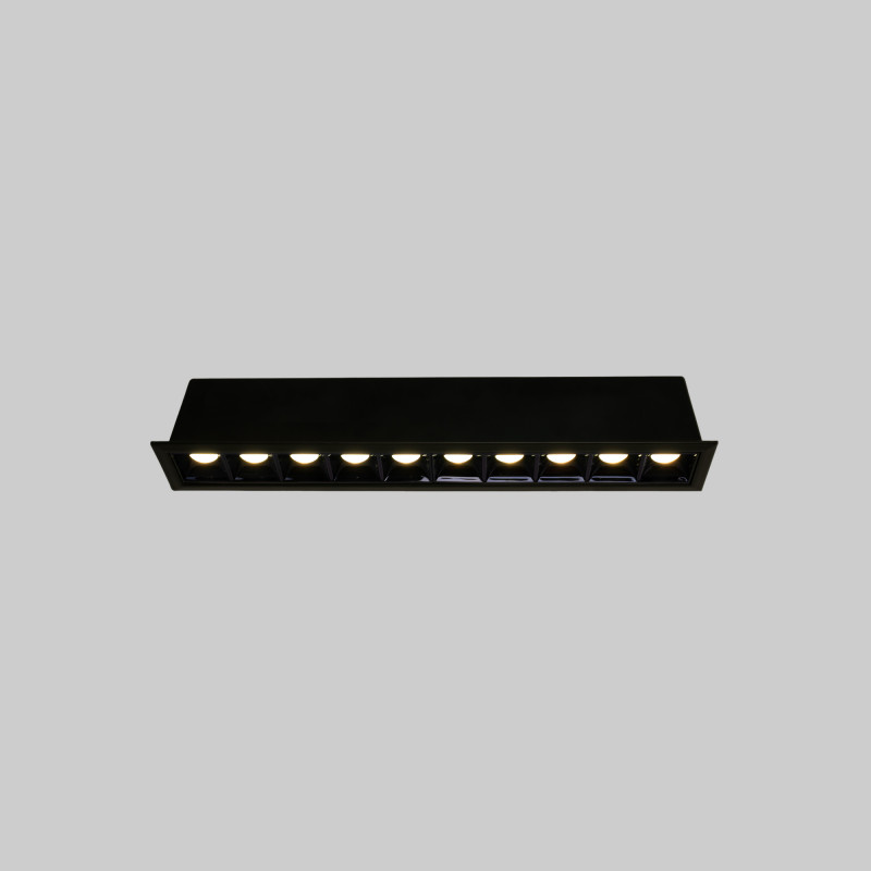 Recessed linear LED downlight - 20W - UGR18 - CRI90 - OSRAM Chip - White