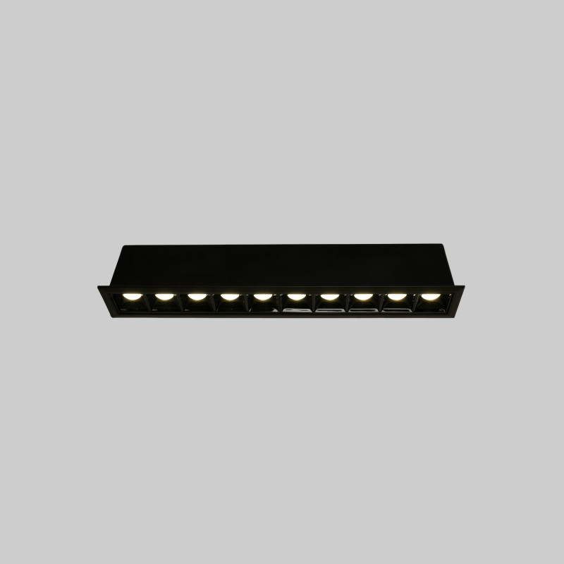 Recessed linear LED downlight - 20W - UGR18 - CRI90 - OSRAM Chip - White