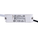 Recessed/trimless linear LED spotlight for plasterboard - 2W - UGR18 - CRI90 - Black