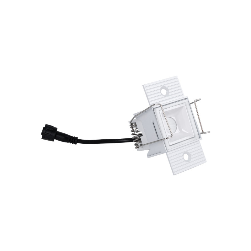 Recessed/trimless linear LED spotlight for plasterboard - 2W - UGR18 - CRI90 - Black