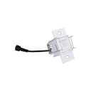 Recessed/trimless linear LED spotlight for plasterboard - 2W - UGR18 - CRI90 - Black