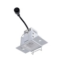 Recessed/trimless linear LED spotlight for plasterboard - 2W - UGR18 - CRI90 - Black