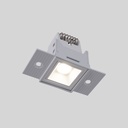 Recessed/trimless linear LED spotlight for plasterboard - 2W - UGR18 - CRI90 - Black