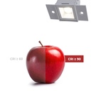 Recessed/trimless linear LED spotlight for plasterboard - 2W - UGR18 - CRI90 - Black