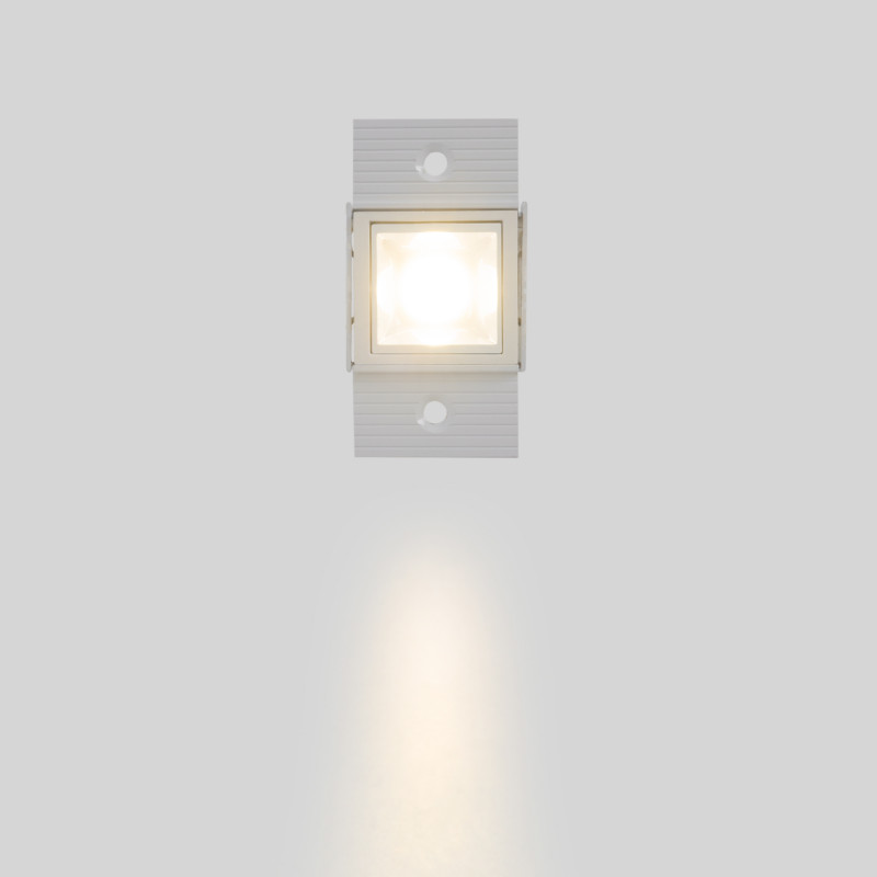 Recessed/trimless linear LED spotlight for plasterboard - 2W - UGR18 - CRI90 - Black