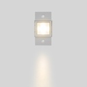 Recessed/trimless linear LED spotlight for plasterboard - 2W - UGR18 - CRI90 - Black