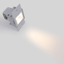 Recessed/trimless linear LED spotlight for plasterboard - 2W - UGR18 - CRI90 - Black