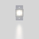 Recessed/trimless linear LED spotlight for plasterboard - 2W - UGR18 - CRI90 - Black