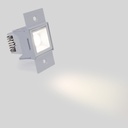 Recessed/trimless linear LED spotlight for plasterboard - 2W - UGR18 - CRI90 - Black