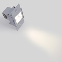 Recessed/trimless linear LED spotlight for plasterboard - 2W - UGR18 - CRI90 - Black