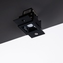 Recessed/trimless linear LED spotlight for plasterboard - 2W - UGR18 - CRI90 - Black