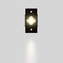 Recessed/trimless linear LED spotlight for plasterboard - 2W - UGR18 - CRI90 - Black