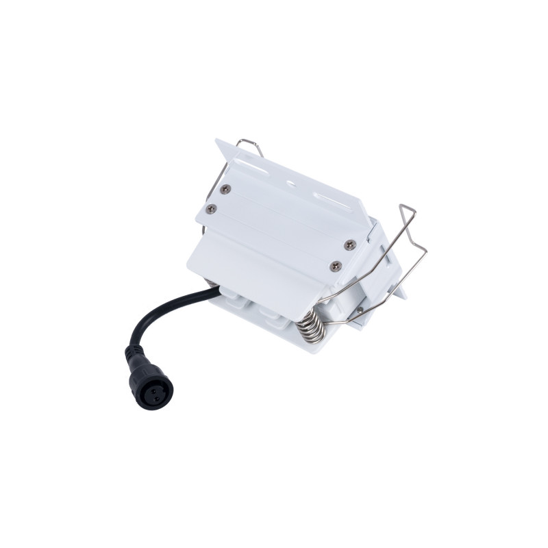 Recessed/trimless linear LED spotlight for plasterboard - 4W - UGR18 - CRI90 - Black
