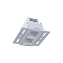 Recessed/trimless linear LED spotlight for plasterboard - 4W - UGR18 - CRI90 - Black