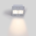 Recessed/trimless linear LED spotlight for plasterboard - 4W - UGR18 - CRI90 - Black