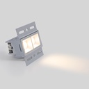 Recessed/trimless linear LED spotlight for plasterboard - 4W - UGR18 - CRI90 - Black