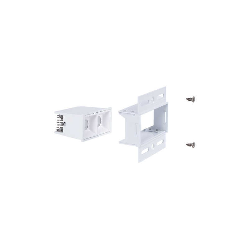 Recessed/trimless linear LED spotlight for plasterboard - 4W - UGR18 - CRI90 - Black