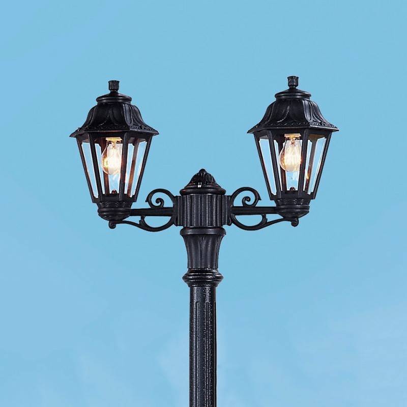 FUMAGALLI "Gigi Bisso/Anna" outdoor double street lamp - 2x E27 - CCT - IP55