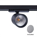 CCT LED 3-phase track spotlight - 40W - CRI 90 - KGP Driver- White