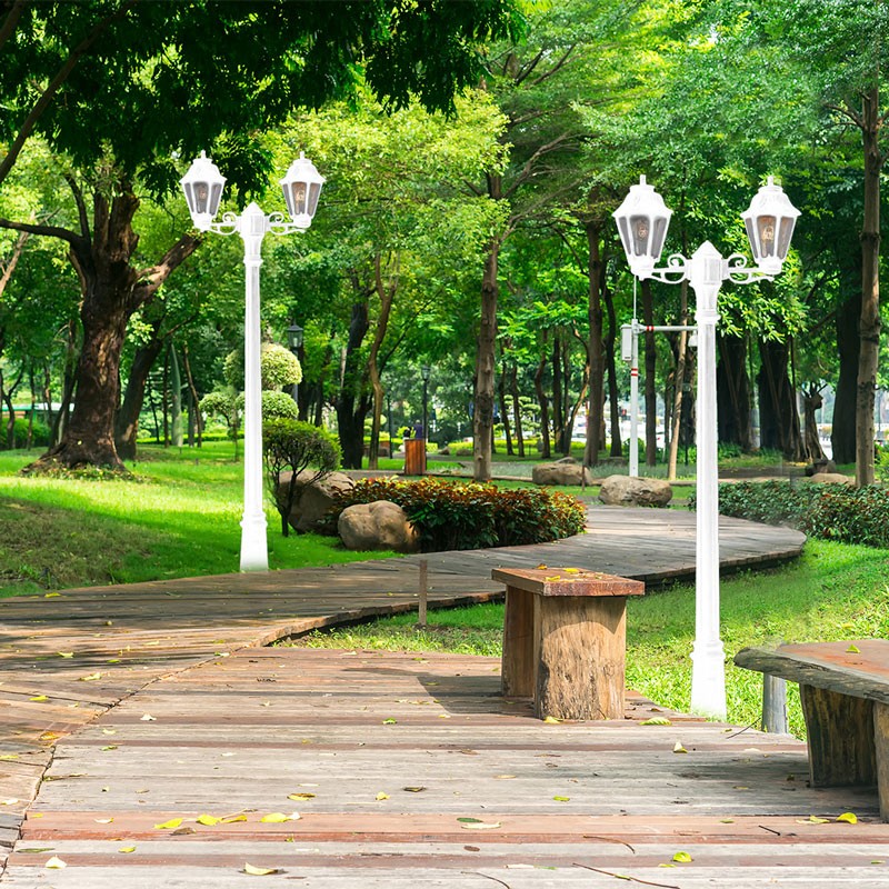 FUMAGALLI "Gigi Bisso/Anna" outdoor double street lamp - 2x E27 - CCT - IP55