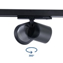 CCT LED 3-phase track spotlight - 40W - CRI 90 - KGP Driver- White