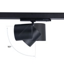 CCT LED 3-phase track spotlight - 40W - CRI 90 - KGP Driver- White