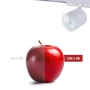 CCT LED 3-phase track spotlight - 40W - CRI 90 - KGP Driver- White