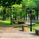 FUMAGALLI "Gigi Bisso/Anna" outdoor double street lamp - 2x E27 - CCT - IP55
