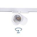CCT LED 3-phase track spotlight - 40W - CRI 90 - KGP Driver- White
