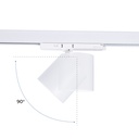 CCT LED 3-phase track spotlight - 40W - CRI 90 - KGP Driver- White