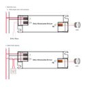 DALI dimmable DT6 Single color driver 220-240V - Output 6-58V DC - 500-1400mA - 45W
