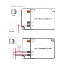 DALI dimmable DT6 Single color driver 220-240V - Output 6-58V DC - 500-1500mA - 65W