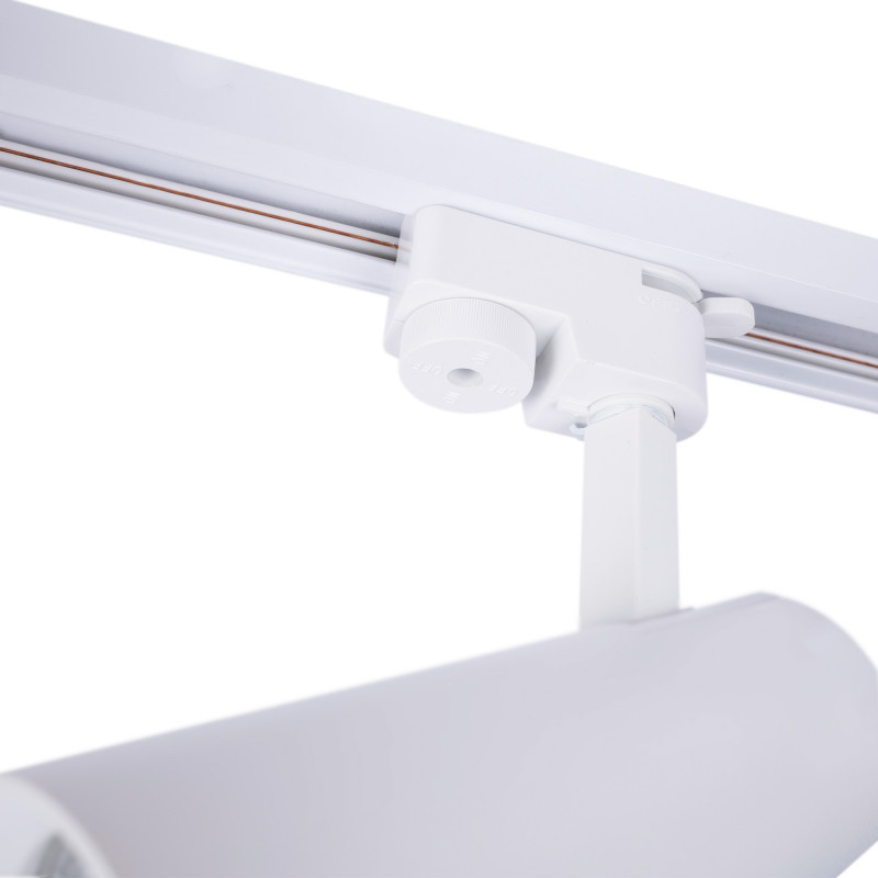 CCT LED 1-phase track spotlight - 10W - CRI 90 - KGP Driver - Black
