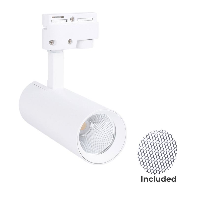 CCT LED 1-phase track spotlight - 10W - CRI 90 - KGP Driver - Black