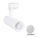 CCT LED 1-phase track spotlight - 10W - CRI 90 - KGP Driver - Black