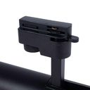 CCT LED 1-phase track spotlight - 10W - CRI 90 - KGP Driver - Black