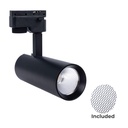 CCT LED 1-phase track spotlight - 10W - CRI 90 - KGP Driver - Black